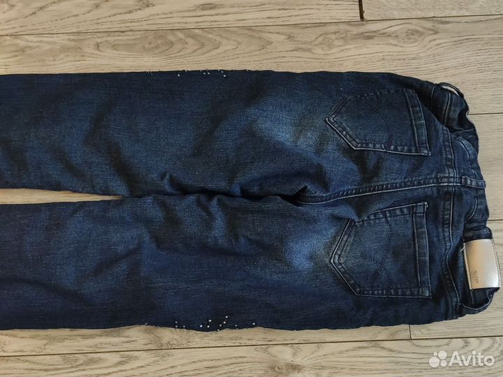 Джинсы утеплённые для девочки 140