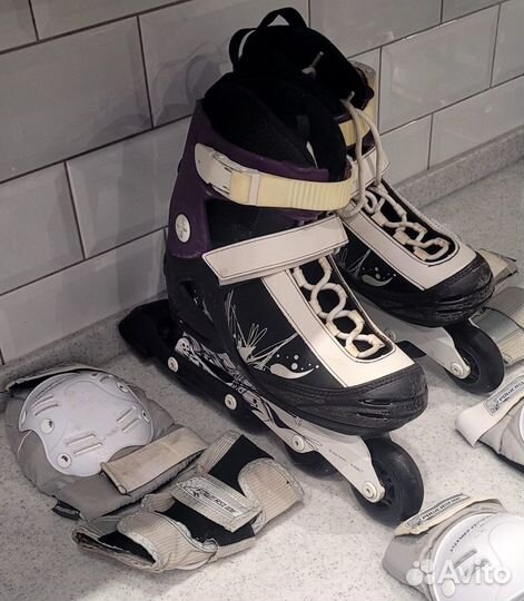 Коньки роликовые oxelo размер 38-40