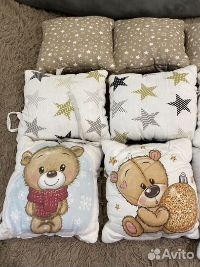 Бортики на кроватку