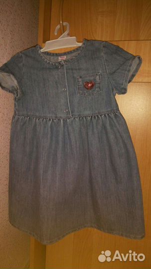 Платье джинсовое для девочки
