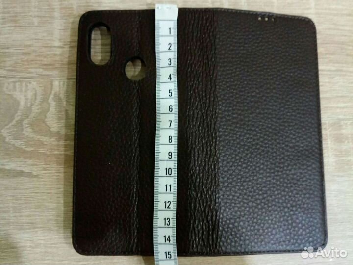 Чехоо-книжка кожанный для смартфона Xiaomi Mi8