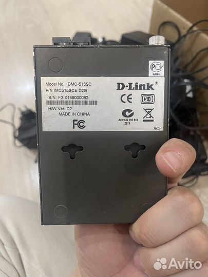 Медиаконвертер D-Link DMC-515SC