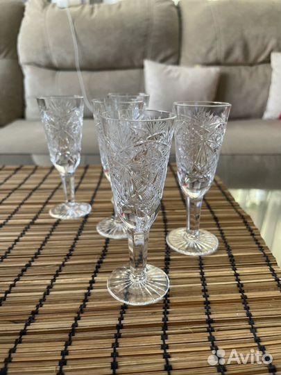 Хрустальные рюмочки СССР