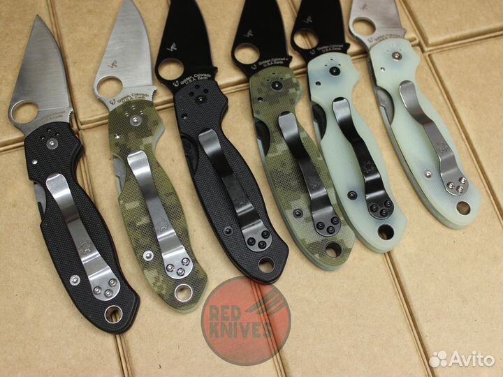 Ножи реплика Spyderco Para 3 G10 С223GP3