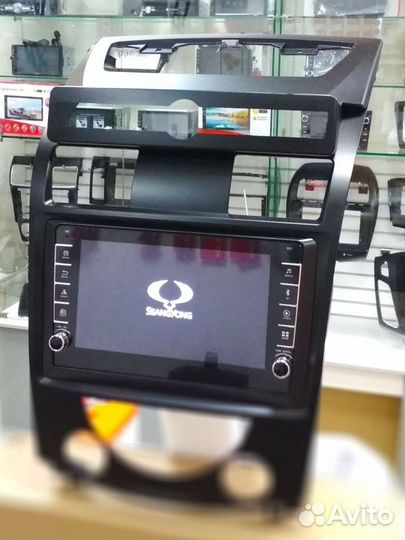 SsangYong Rexton 2 магнитола Android с крутилками
