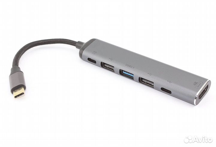 Кабель Type-C на hdmi+USB 3.1 + Type C 2.0