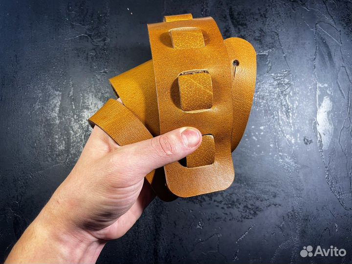 Ремень для гитары из кожи