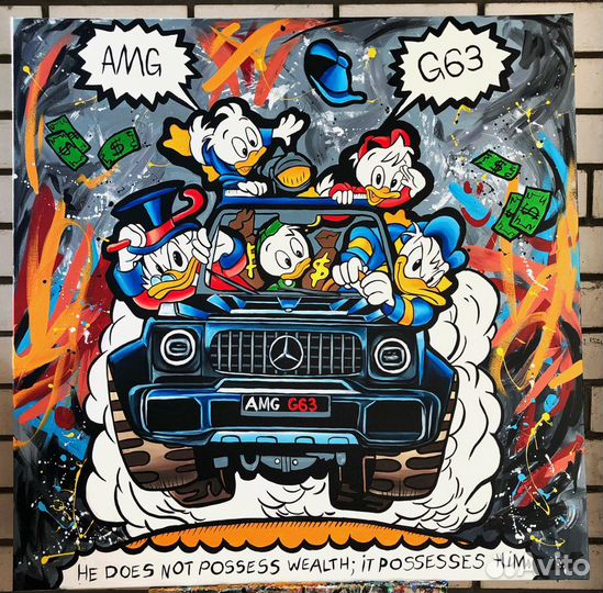 Современные картины Alec Monopoly для интерьера