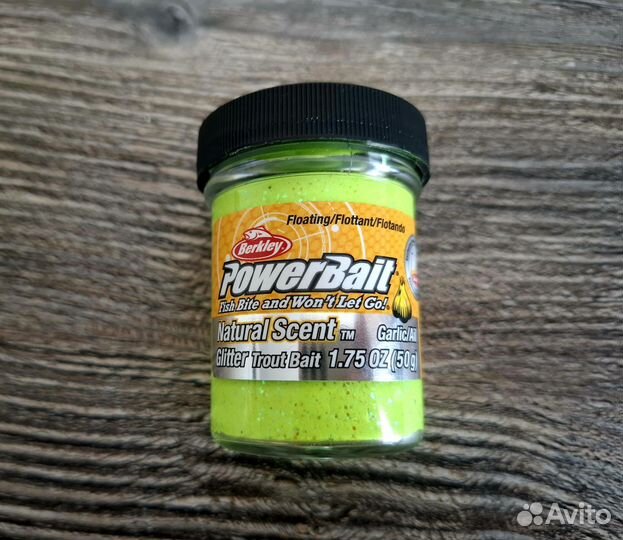 Форелевая паста Berkley 1 шт чеснок, салатовый