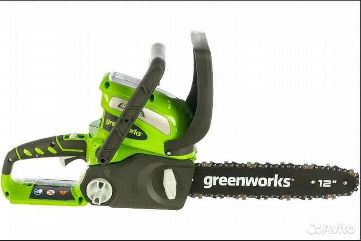 Цепная пила аккумуляторная Greenworks G40CS30