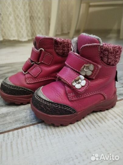 Ботинки детские на девочку демисезонные, размер 19