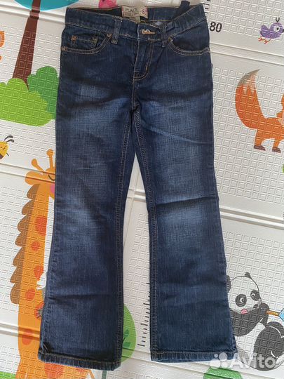 Джинсы для девочки р.128-134см фирменные