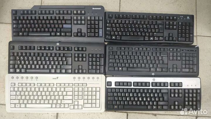 Клавиатуры и мышки офисные рабочие