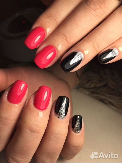 Наращивание ногтей,укрепление,шеллак