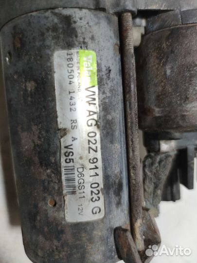 Стартер Volkswagen Passat B6 T5 Octavia A5 2.0 1.4