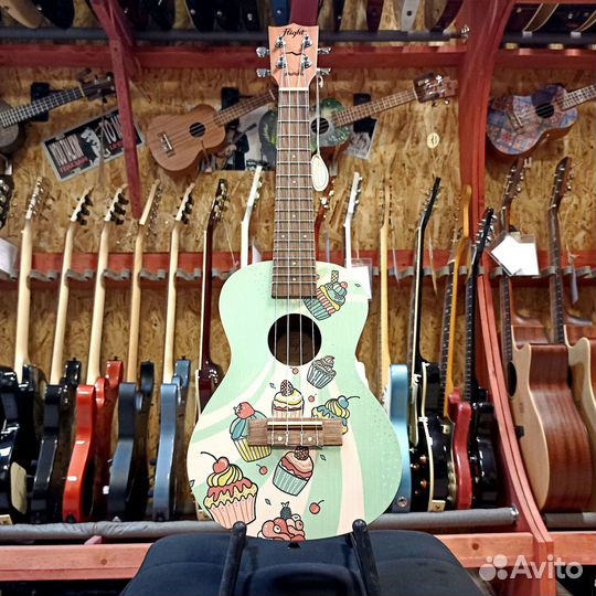 Укулеле концерт Flight AUC-33 Cupcake