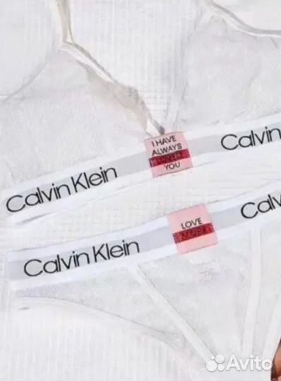 Комплект нижнего белья белый Calvin Klein