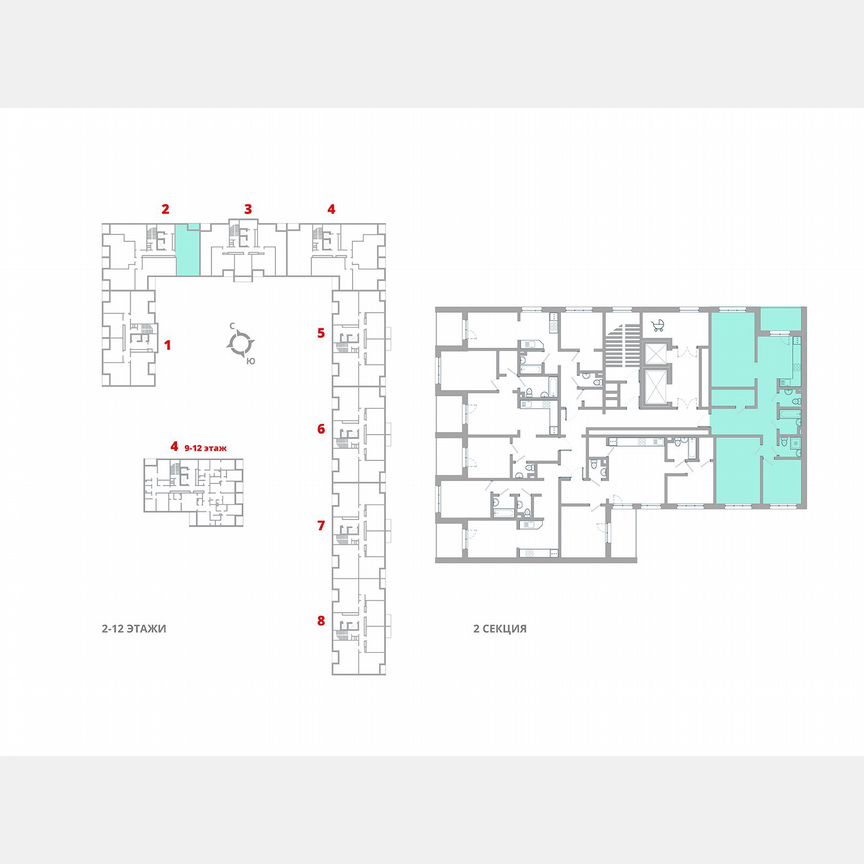 3-к. квартира, 91,6 м², 12/12 эт.