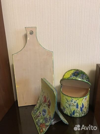 Набор для кухни солонка, доска разделочная