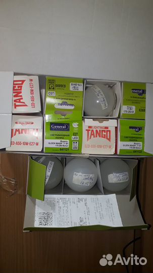 Светодиодные лампы (тускло светят) 12шт