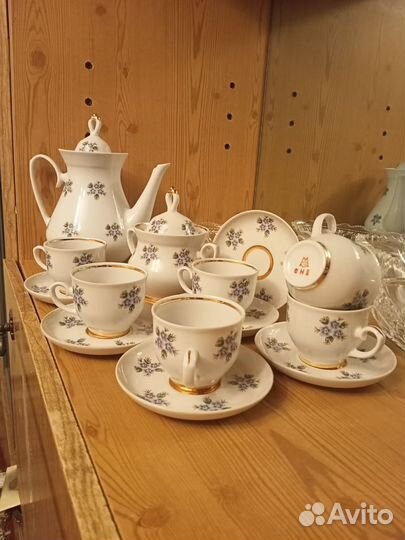 Кофейные сервизы фарфор СССР