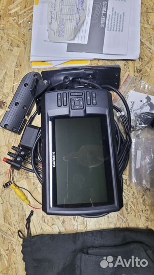 Эхолот garmin striker plus 7sv с датчиком gt52