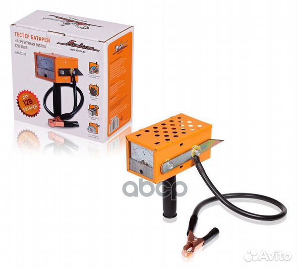 ABT-12-02 вилка нагрузочная 12В, 100А, до 190А