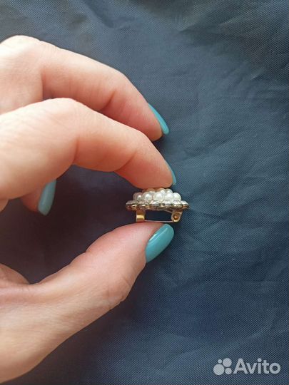 Брошь винтаж Чехия 70е г