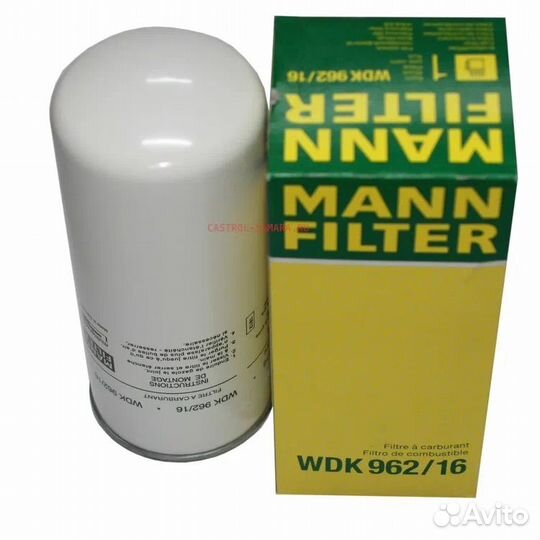 WDK 962/16. Фильтр топливный Daf 95/Iveco Cursor 8