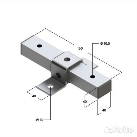 Опора скользящая Termoclip TSA 09413001