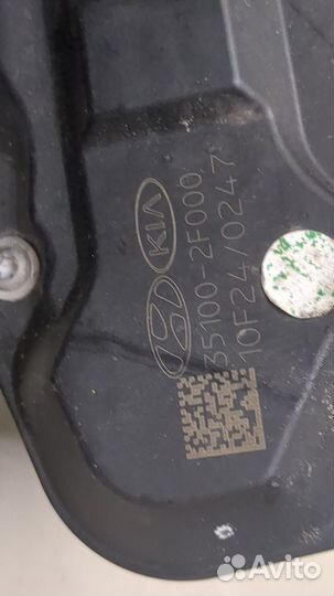 Заслонка дроссельная Hyundai Santa Fe, 2010