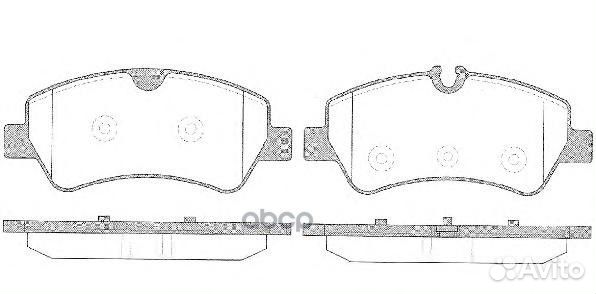 1521 00 колодки дисковые задние Ford Transit/T