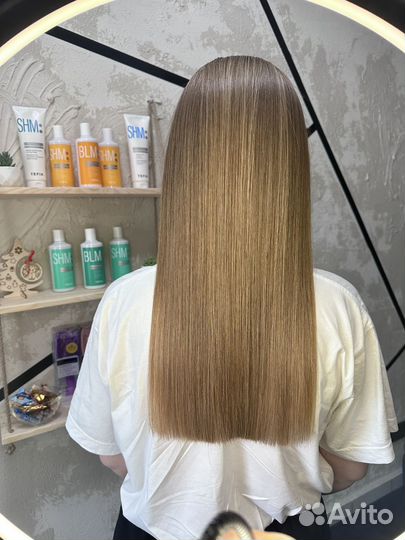 Кератиновое выпрямление, ботокс волос