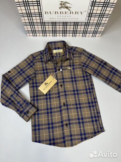 Хлопковая рубашка B.U.R.B.E.R.R.Y