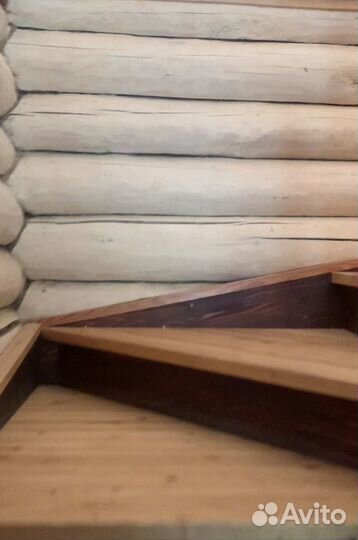 Деревянный двухэтажный жилой дом 93 м²