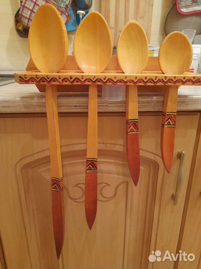 Набор деревянных ложек