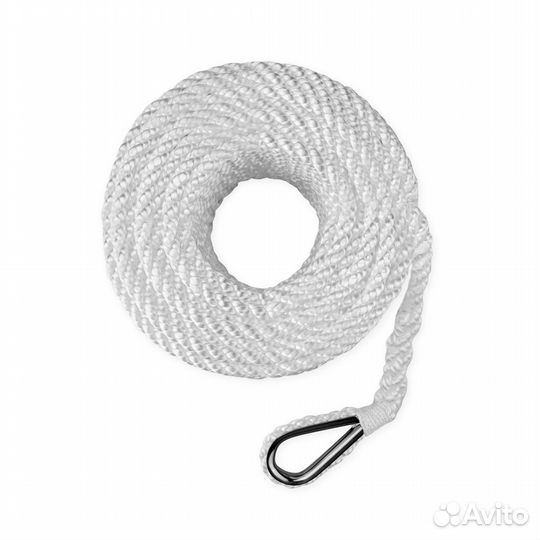 Трос (конец) якорный Skipper трёхпрядный, 12мм