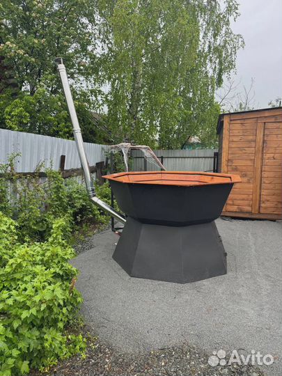 Банный чан из металла