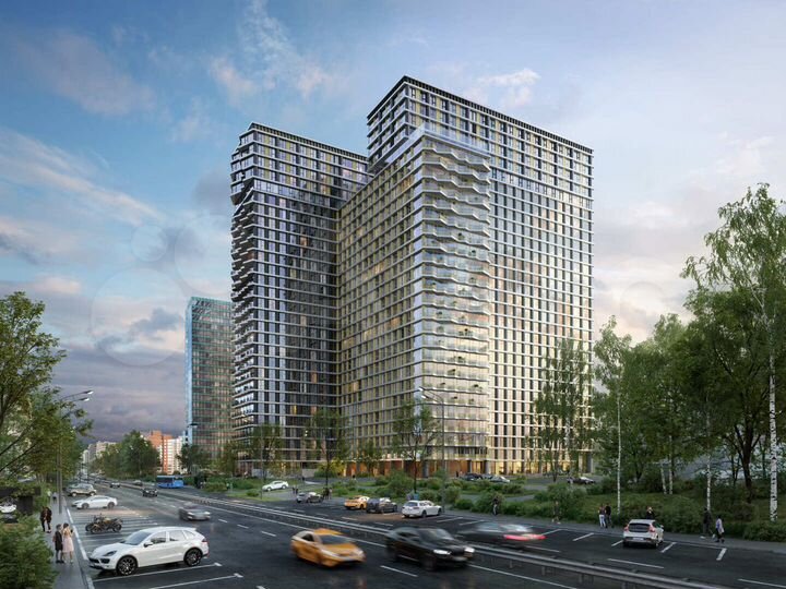 3-к. апартаменты, 70,4 м², 4/29 эт.