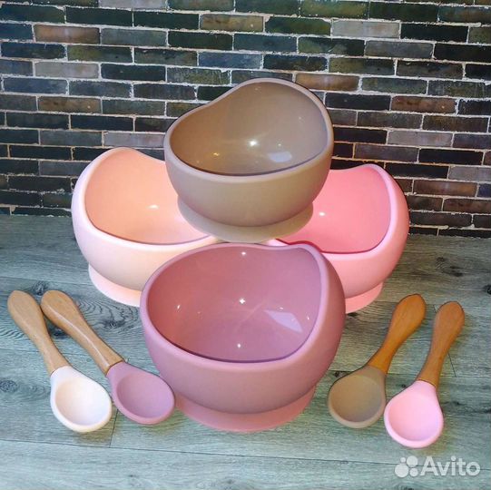 Детская посуда из пищевого силикона
