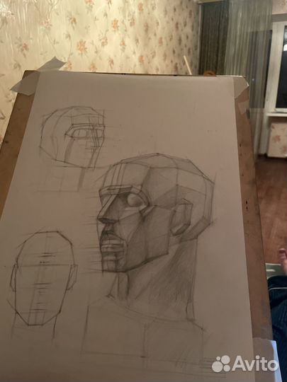 Репетитор по академическому рисунку и черчению