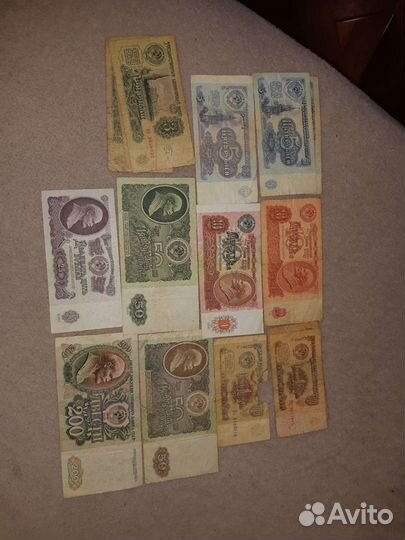 Банкноты деньги СССР Белорусии Казахстана Украины