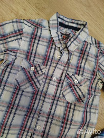 Рубашки на мальчика h&m 86