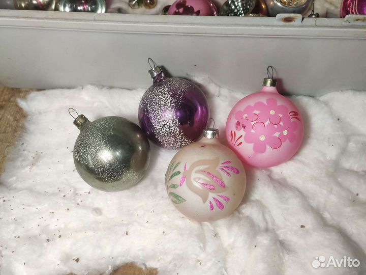 Ёлочная игрушка СССР. шары