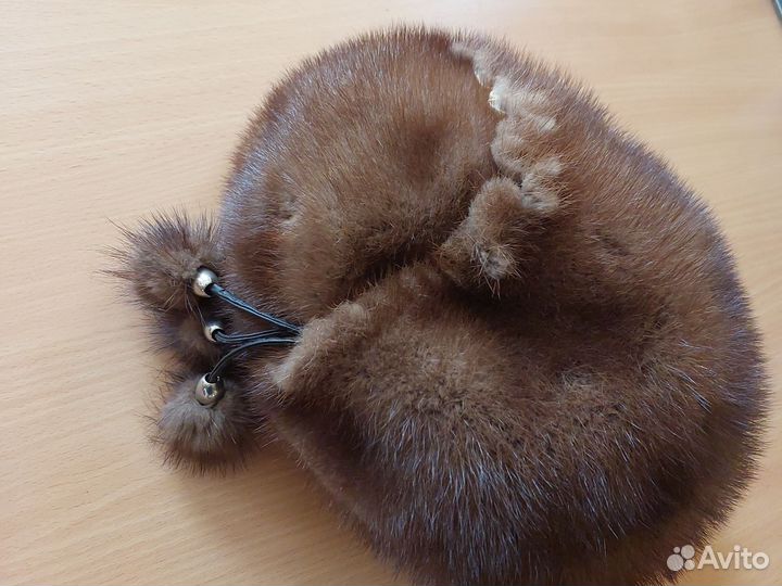 Берет женский норковый