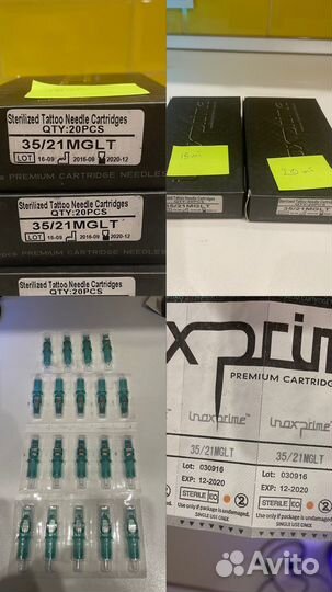 Катриджи для тату, иглы