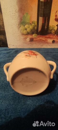 Сахарница,чашка,блюдце. Дмитровский з-д