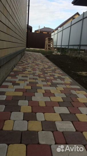 Укладка тротуарной плитки