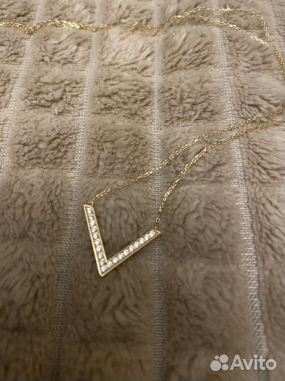 Колье золотое