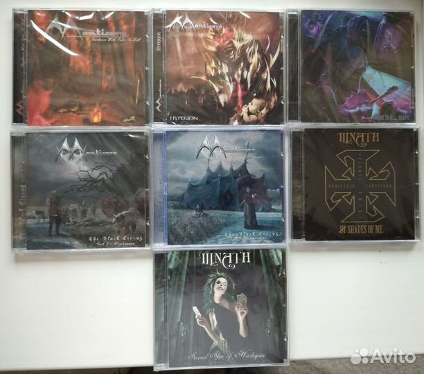 CD лиц Moonspell Manticora Illnath Cradle Of Filth